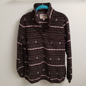 Jacks Cabin Black & White Pullover in Medium